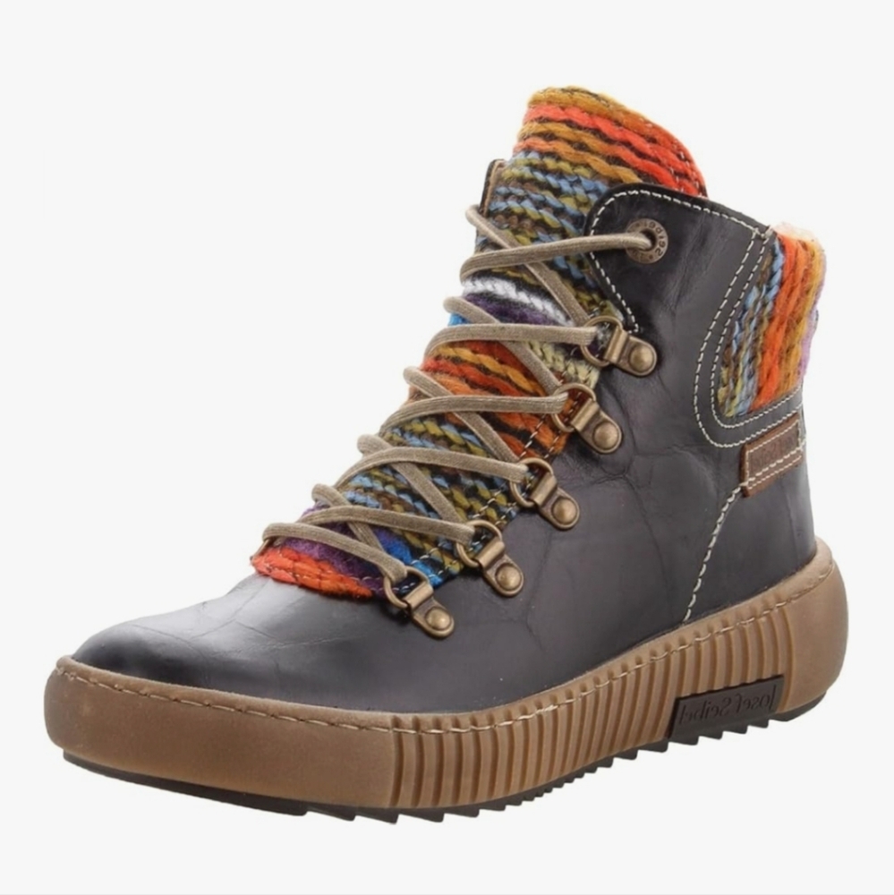 Joseph Ribkoff Multicolor Ankle .the colorful Part are a bit ragged See Pic.